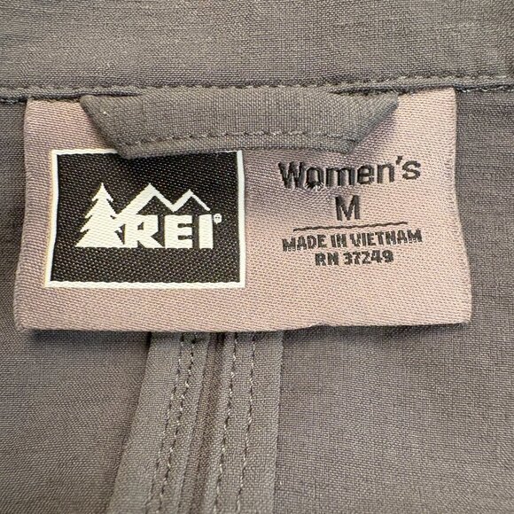 REI Belted Utility Travel Jacket Gray Women's Medium - Picture 5 of 9